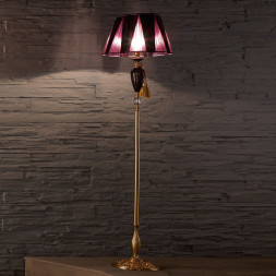 Торшер Euroluce Barocco PT1 gold Amethyst