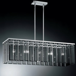 Подвесной светильник IDL Roma 359/5S chrome + GREY